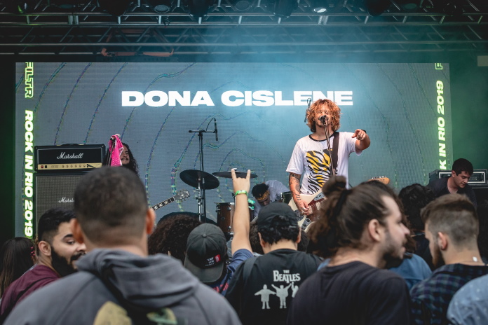 Dona Cislene no Palco Supernova do Rock In Rio 2019