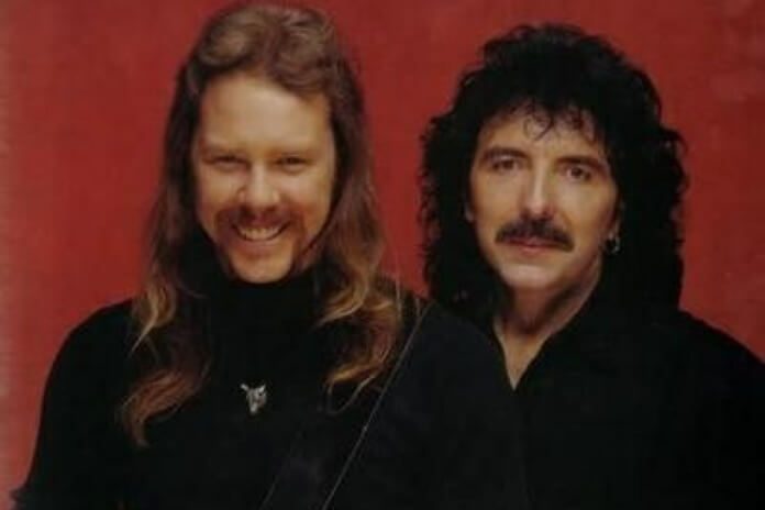 James Hetfield e Tony Iommi