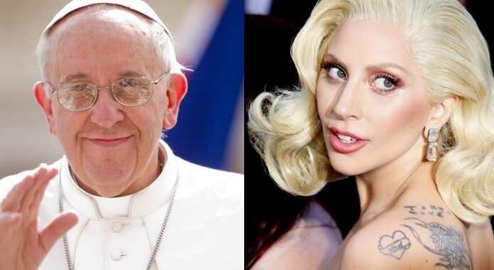 Papa Francisco e Lady Gaga