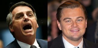 Jair Bolsonaro e Leonardo DiCaprio