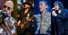 Judas Priest, Motorhead, Iron Maiden e Black Sabbath
