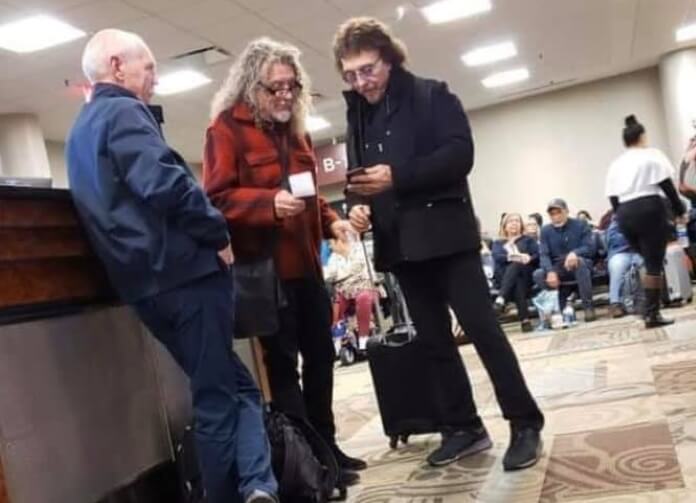 Peter Frampton, Robert Plant e Tony Iommi