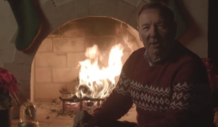 Kevin Spacey em vídeo de Natal, 2019