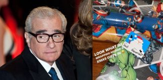 Marin Scorsese e presentes de Natal com papel da Marvel