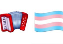 Acordeão e Bandeira Trans Emojis