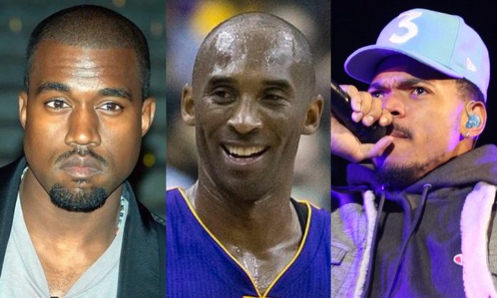 Kanye West, Kobe Bryant, Chance the Rapper