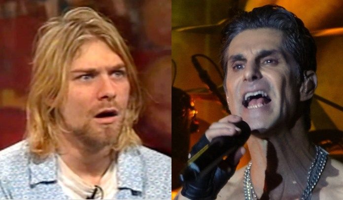 Kurt Cobain e Perry Farrell
