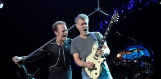 David Lee Roth e Eddie Van Halen em 2015