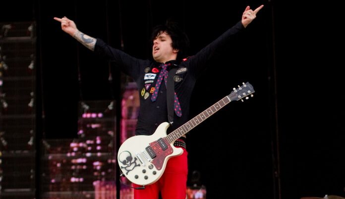 Billie Joe com o Green Day em 2010