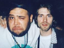 João Gordo e Kurt Cobain