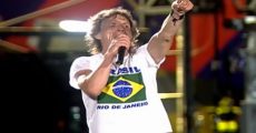 Mick Jagger com o Rolling Stones no Rio de Janeiro