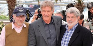 Steven Spielberg, Harrison Ford e George Lucas