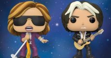 Steven Tyler e Joe Perry, do Aerosmith, em versões Funko