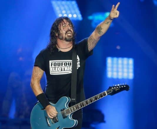 Dave Grohl no Rock In Rio 2019 com o Foo Fighters