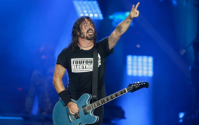 Dave Grohl no Rock In Rio 2019 com o Foo Fighters