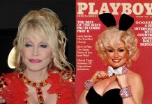 Dolly Parton em 2019 e em 1978