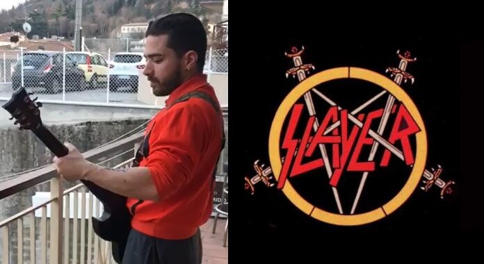 Guitarrista italiano toca Slayer