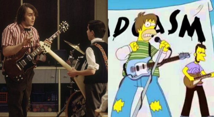 Escola de Rock e Sadgasm (Os Simpsons)