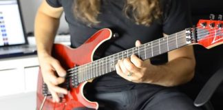 Kiko Loureiro em teste para o Megadeth