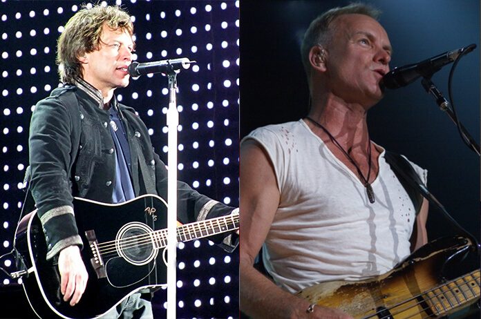 Bon Jovi e Sting