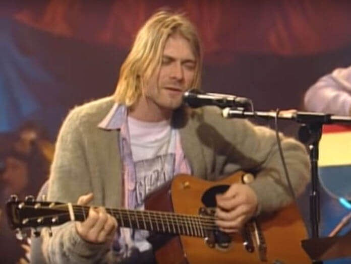 Kurt Cobain e o violão do Acústico MTV