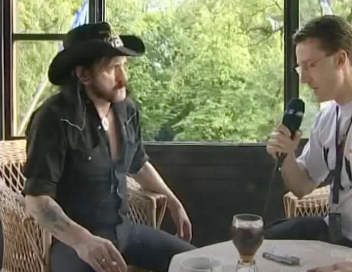 Lemmy Kilmister em entrevista sobre política
