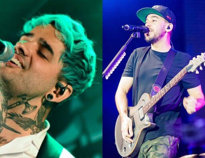 Lucas Silveira (Fresno) e Mike Shinoda (Linkin Park)