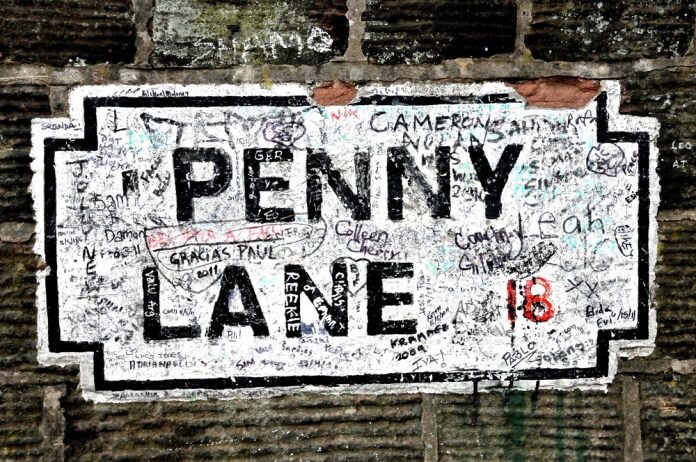 Penny Lane, em Liverpool
