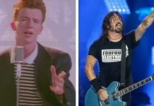 Rick Astley e Dave Grohl (Foo Fighters)
