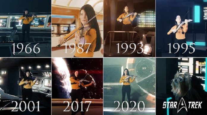 Violinista toca todos os temas de Star Trek