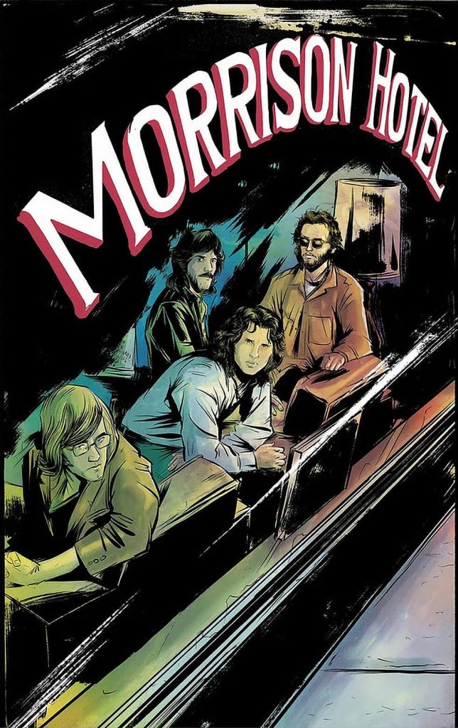 The Doors, capa do quadrinho de "Morrison Hotel"