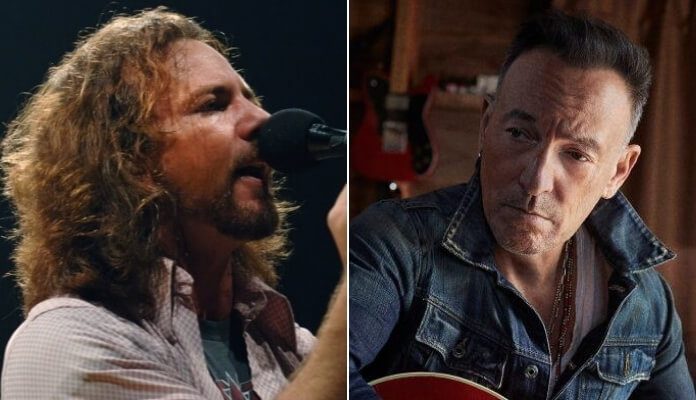 Eddie Vedder e Bruce Springsteen