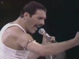 Freddie Mercury no Live Aid