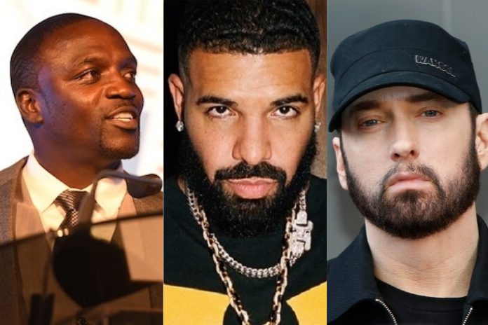 Akon, Drake e Eminem
