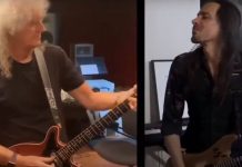 Brian May e lendas da guitarra tocam "Bohemian Rhapsody"