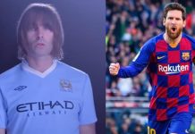 Liam Gallagher e Lionel Messi
