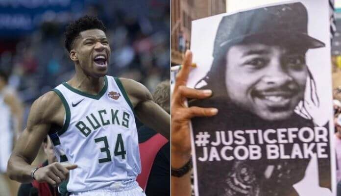 Jogadores da NBA protestam por Jacob Blake