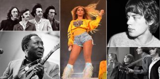 Beyoncé, Muddy Waters, Beatles, Rolling Stones e The Mamas and the Papas