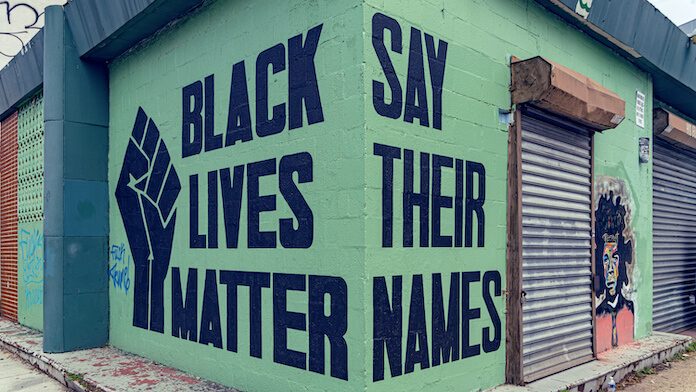 Mural do Black Lives Matter
