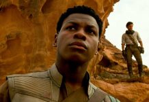 John Boyega como Finn em "Star Wars"