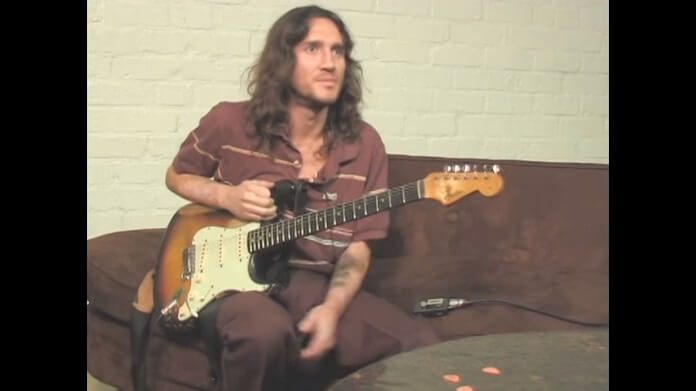 John Frusciante em vídeo de aula de Funk