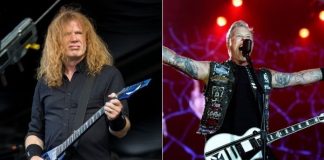 Dave Mustaine (Megadeth) e James Hetfield (Metallica)