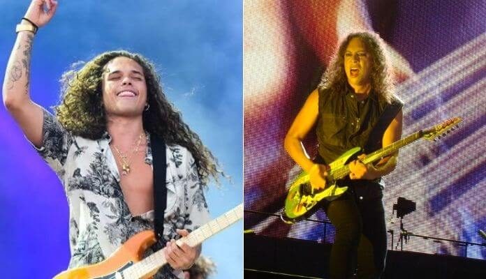 Vitão e Kirk Hammett