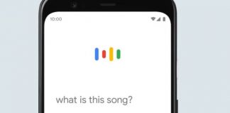 Procura de música no Google
