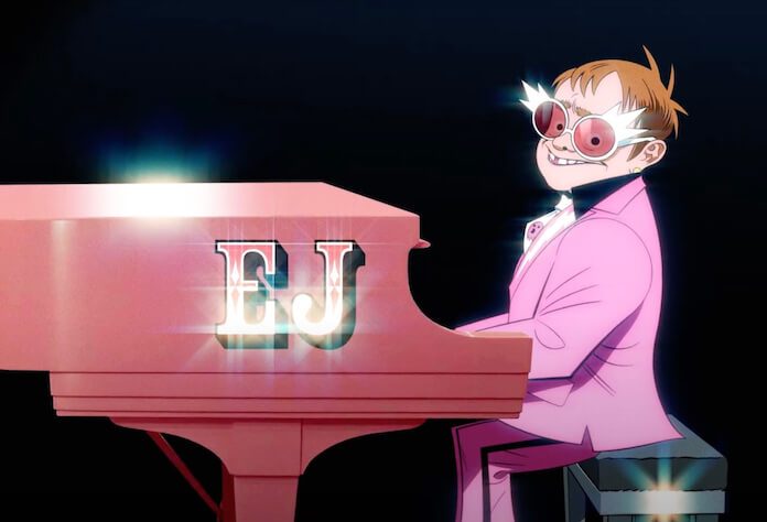 Gorillaz, Elton John & 6lack - 