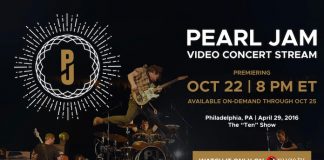 Pearl Jam, live de aniversário do "Ten"