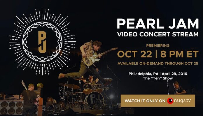 Pearl Jam, live de aniversário do 