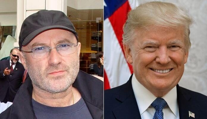 Phil Collins e Donald Trump