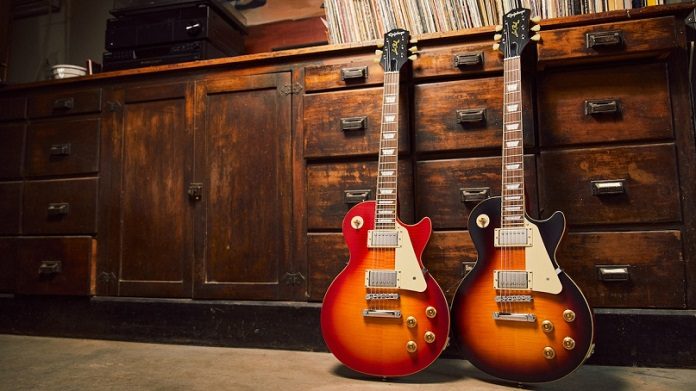 Novas versões da guitarra Les Paul Standard 1959