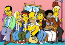 The Simpsons, Mick Jagger, Keith Richards, Tom Petty, Elvis Costello, Lenny Kravitz, and Brian Setzer